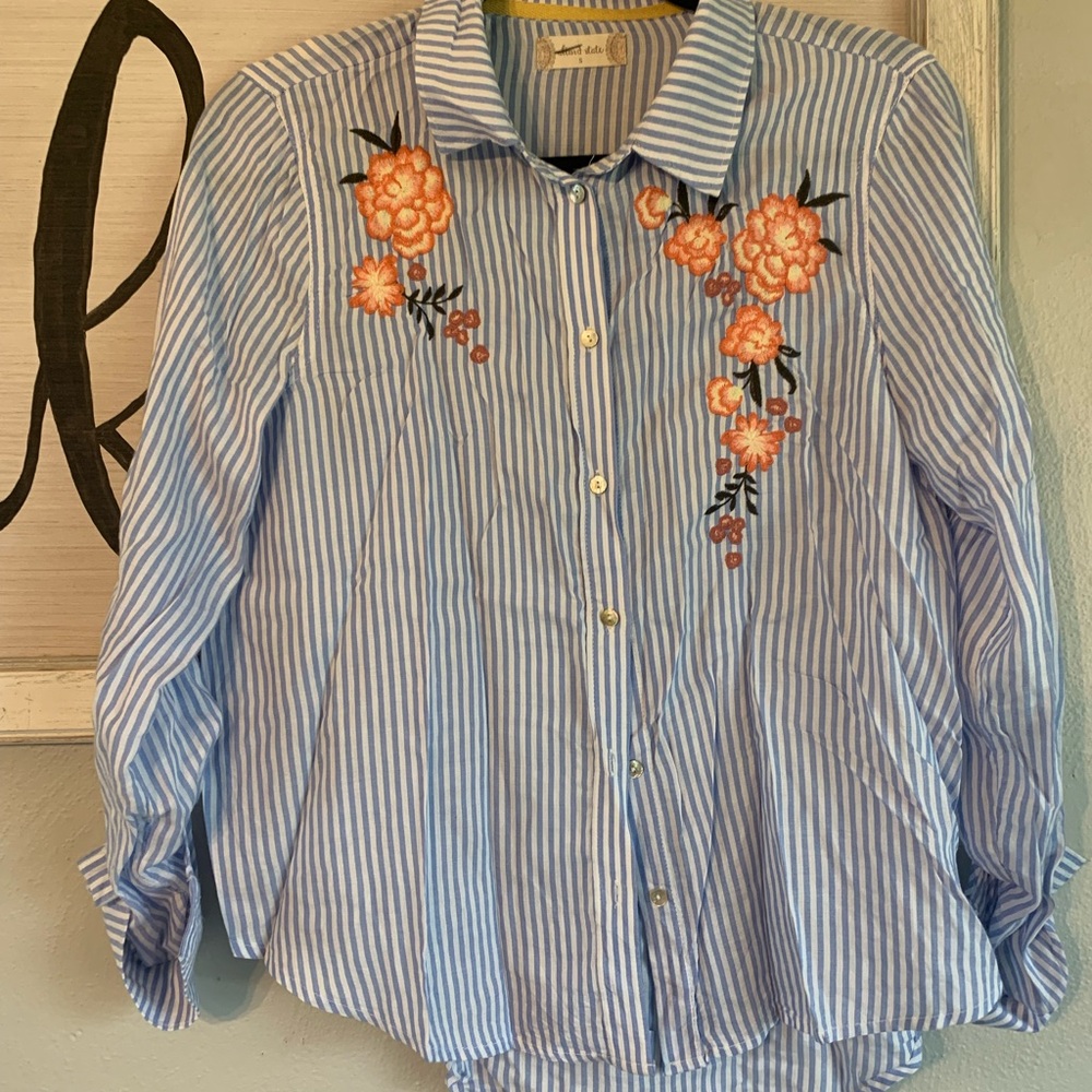 Altrd state stripe button down small
